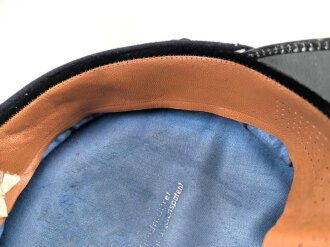 Deutsche Arbeitsfront Schirmmütze. getragenes Stück, guter Gesamtzustand, im Schweißband reste des RZM Etikettes. Kopfgrösse 56