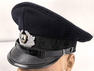 Deutchland nach 1945, Schirmmütze für Angehörige des Kyffhäuserbund. Guter Zustand, Kopfgrösse 54