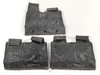 Ehemaliger Ostblock, drei Polster für Stahlhelm Innenfutter