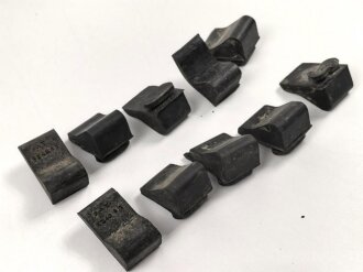 Zehn Gummipolster für Sthalhelm Innenfutter