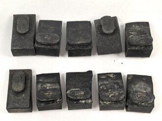 Zehn Gummipolster für Sthalhelm Innenfutter