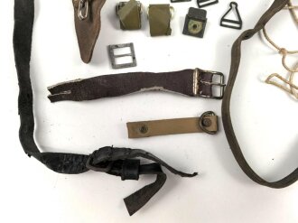 Konvolut Ersatzteile für Stahlhelm Innenfutter International