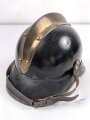 Feuerwehr Lederhelm in sehr gutem Zustand