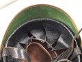 Tschechoslowakei,  Feuerwehr Lederhelm in sehr gutem Zustand