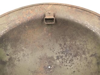 U.S. Army WWII, Stahlhelmglocke. Originallack, guter Zustand