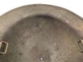 U.S. Army WWII, Stahlhelmglocke. Originallack, guter Zustand