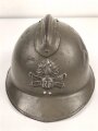 Frankreich 2. Weltkrieg, Stahlhelm Modell 1926, datiert 1944, Hersteller aus Marseille. Originallack, guter Gesamtzustand
