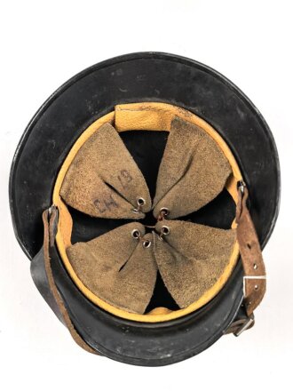 Tschechoslowakei,  Stahlhelmglocke der Wehrmacht, weiterverfwendet bei der Feuerwehr in der Nachkriegszeit. Hersteller SE64