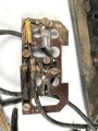 Wehrmacht Rundfunkempfänger WR1/P datiert 1942. Ungereinigtes Stück in gutem Gesamtzustand, mit Deckel. Originallack