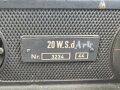 20 Watt Sender d ( 20 W.S.d ) datiert 1944, Originallack, Funktion nicht geprüft. Mit nummerngleichem Deckel