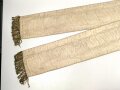 Österreich, zweiteiliges Fahnenband anlässlich des 40 jährigen Gründungsfest mit Fahnenweihe 1910. Militärverein Steyregg. Gesamtlänge etwa 170cm
