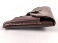 DDR, Pistolentasche braunes Leder Makarov. Mdi Stempel, so u.a. bei der Volkspolizei getragen