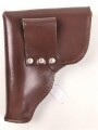 DDR, Pistolentasche braunes Leder Makarov. Mdi Stempel, so u.a. bei der Volkspolizei getragen