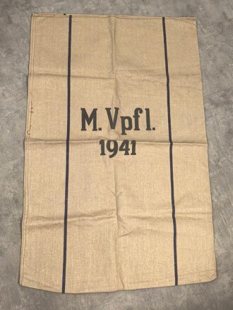 Kriegsmarine, grosser Verpflegungssack datiert 1941....