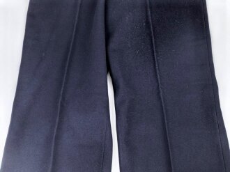 Kriegsmarine, blaue Klapphose für Mannschaften.  Guter Zustand, ein Mottenloch