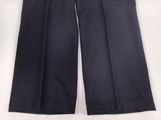 Kriegsmarine, blaue Klapphose für Mannschaften.  Guter Zustand, ein Mottenloch