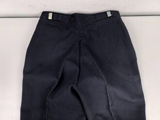 Kriegsmarine, blaue Klapphose für Mannschaften.  Guter Zustand, ein Mottenloch