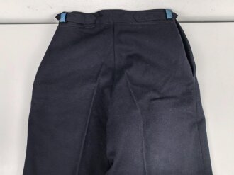 Kriegsmarine, blaue Klapphose für Mannschaften. Kammerstück in gutem Zustand