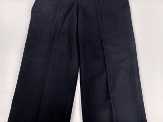 Kriegsmarine, blaue Klapphose für Mannschaften. Kammerstück in gutem Zustand