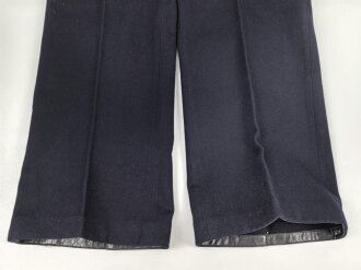 Kriegsmarine, blaue Klapphose für Mannschaften. Kammerstück in gutem Zustand