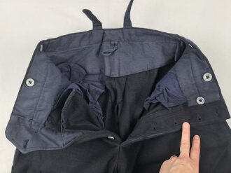 Deutsche Arbeitsfront DAF, dunkelblaue Stiefelhose für Offiziere. Guter Zustand