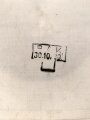 Kriegsmarine Hemdenkragen, so zum blauen Hemd und auf Befehl auch zum Arbeitshemd getragen. Original zusammengelegtes Kammerstück