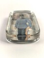 Österreich k.u.k. , Briefbeschwerer aus Glas mit Bildnis Kaiser Franz Joseph. 6,5 x 10,5cm