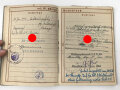 Wehrpaß Heer, eingestellt am 1.10.1934 bei Kommando der Schutzpolizei Düsseldorf