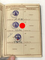 Wehrpaß Heer, eingestellt am 1.10.1934 bei Kommando der Schutzpolizei Düsseldorf