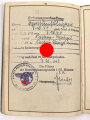 Wehrpaß Heer, eingestellt am 1.10.1934 bei Kommando der Schutzpolizei Düsseldorf
