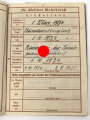 Wehrpaß Heer, eingestellt am 1.10.1934 bei Kommando der Schutzpolizei Düsseldorf