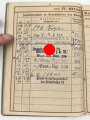 Wehrpaß Heer, eingestellt am 1.10.1934 bei Kommando der Schutzpolizei Düsseldorf