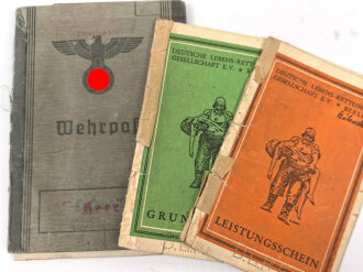 Wehrpaß Zweitschrift Heer, eingestellt am 27.8.1939 bei 2. Komp. Bau Batl.111 Breslau