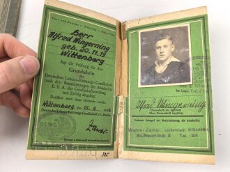 Wehrpaß Zweitschrift Heer, eingestellt am 27.8.1939 bei 2. Komp. Bau Batl.111 Breslau