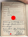 Wehrpaß Zweitschrift Heer, eingestellt am 27.8.1939 bei 2. Komp. Bau Batl.111 Breslau
