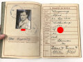 Wehrpaß Zweitschrift Heer, eingestellt am 27.8.1939 bei 2. Komp. Bau Batl.111 Breslau