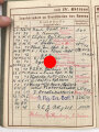 Wehrpaß Zweitschrift Heer, eingestellt am 27.8.1939 bei 2. Komp. Bau Batl.111 Breslau