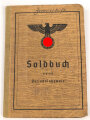 Soldbuch Zweitschrift,  Heer, ausgestellt 18.5.1945
