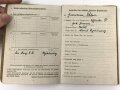 Soldbuch Zweitschrift,  Heer, ausgestellt 18.5.1945