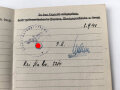 Soldbuch Luftwaffe,  ausgestellt 4.9.1944 bei Flak Ersatz Abteilung 45 Rottweil / Neckar.