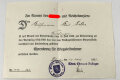Soldbuch Luftwaffe,  ausgestellt 4.9.1944 bei Flak Ersatz Abteilung 45 Rottweil / Neckar.