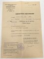 Soldbuch Luftwaffe,  ausgestellt 4.9.1944 bei Flak Ersatz Abteilung 45 Rottweil / Neckar.