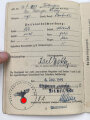 Soldbuch Luftwaffe,  ausgestellt 4.9.1944 bei Flak Ersatz Abteilung 45 Rottweil / Neckar.
