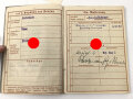 Wehrpaß Heer, eingestellt 12.Januar 1940 bei 4./ J.E.B. 75 Theresienstadt