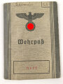 Wehrpaß Heer, eingestellt 21.1.36 bei Erg.Batl. 28 Tübingen.