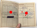 Wehrpaß Heer, eingestellt 21.1.36 bei Erg.Batl. 28 Tübingen.