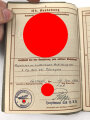 Wehrpaß Heer, eingestellt 21.1.36 bei Erg.Batl. 28 Tübingen.