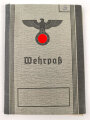 Wehrpaß, ausgestellt 16.9.1937, wenige Einträge