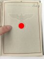 Wehrpaß, ausgestellt 16.9.1937, wenige Einträge