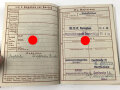 Wehrpaß, ausgestellt 16.9.1937, wenige Einträge